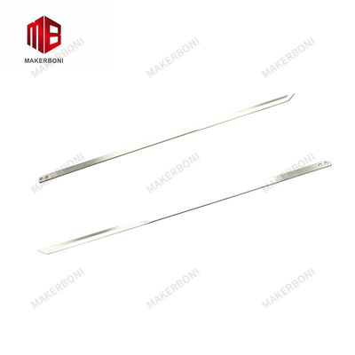 801268 801274 Lâmina para Lectra 305 X 8.5 X 2.4mm Furo duplo para Vector MP6 / MH / MX