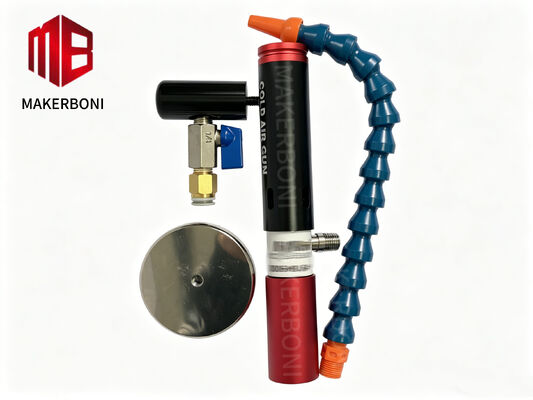 91846000 Conjunto de Pistola de Ar Frio com Tecnologia de Tubo Vortex para Gerber XL-C7000 - Queda de Temperatura de 56°C e Montagem com Base Magnética