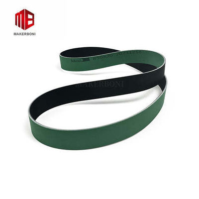 117918 Cinturão de tempo de couro verde liso 20 x 935 mm Adequado para Lectra VT5000