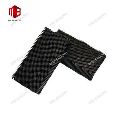 Bloco de Bristle preto de nylon PN 131241 Auto Lectra Cutter FX FQ Q25 Peças essenciais para máquina de vestuário