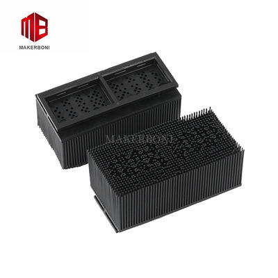 NEGRO 100*50*42 mm Alto e Normal de Nylon Bristle Bricks Partes de Máquina de Cortar Para YIN Auto Cutter